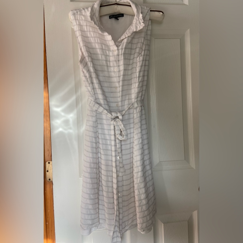 Adrianna Papell Striped Shirt Dress - Size 8